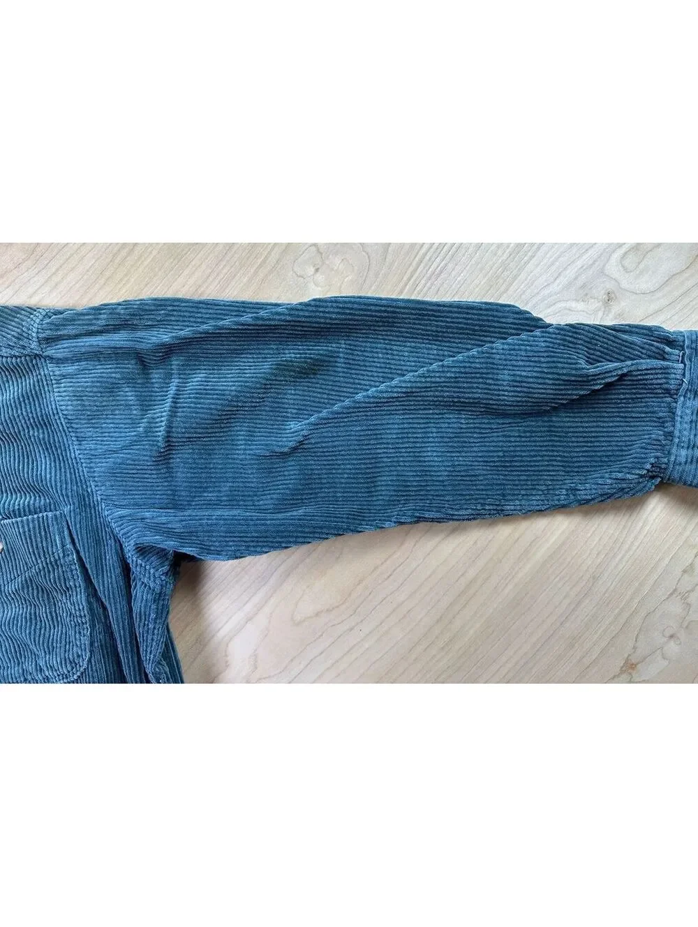 Vintage 80s Banana Republic wale corduroy button up shirt thick elbow patches